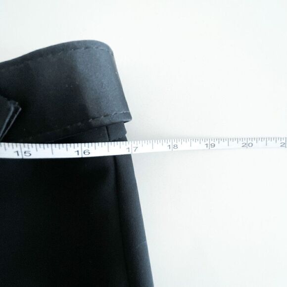 Joseph Ribkoff Women's Tailored Trouser Pants Belted Rhinestone Buckle Black 10 - Picture 7 of 8